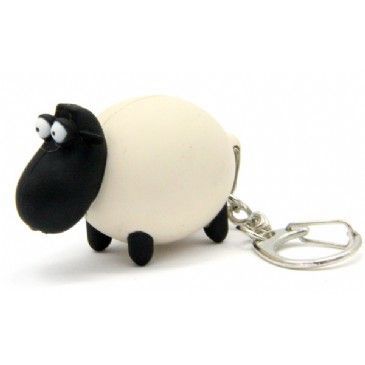 HL2004-2 黑羊 LED发声发光手电钥匙扣 包包、手机挂件小礼品